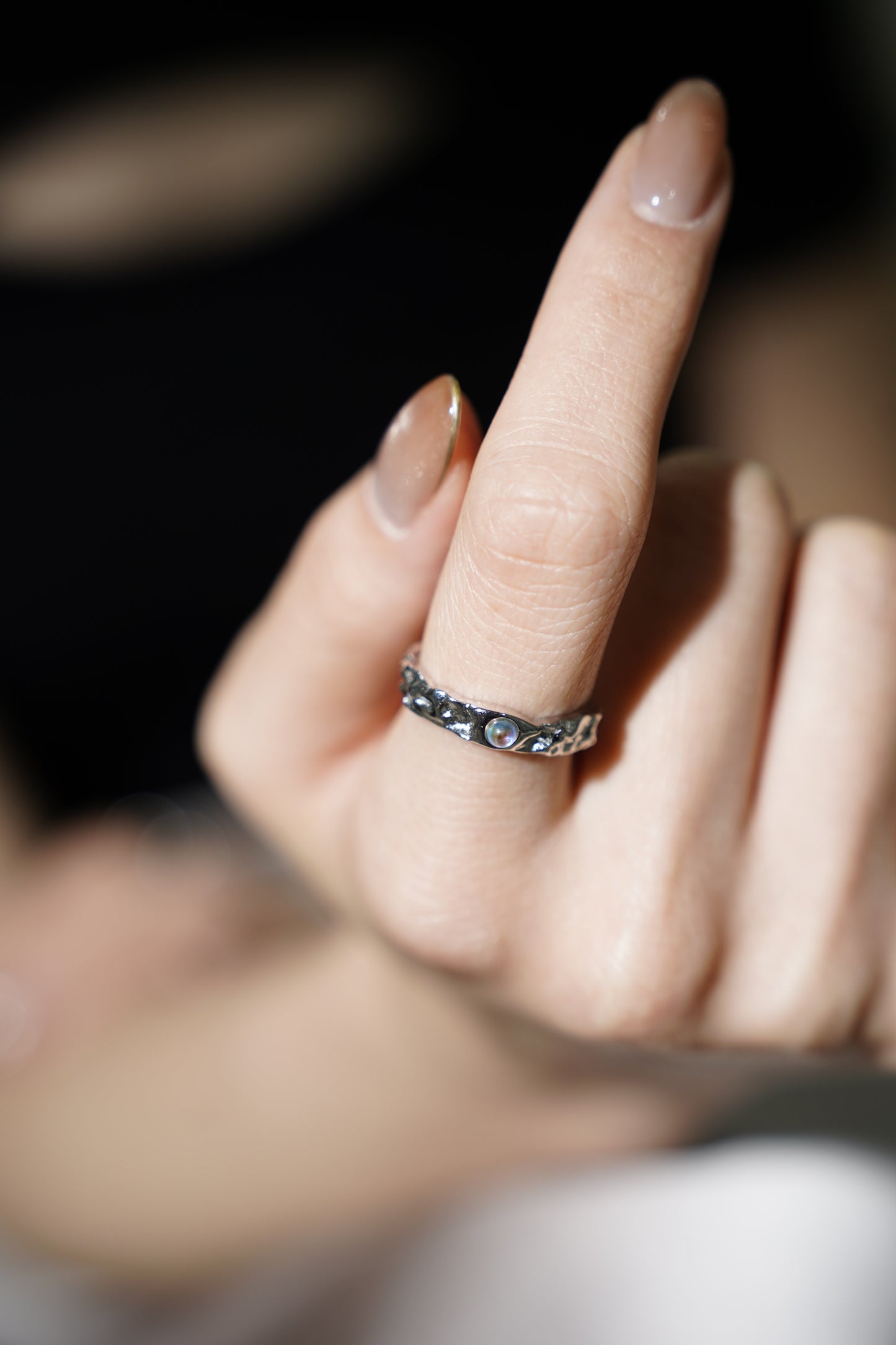 【925 Silver】 Lunar Glowstone Ring