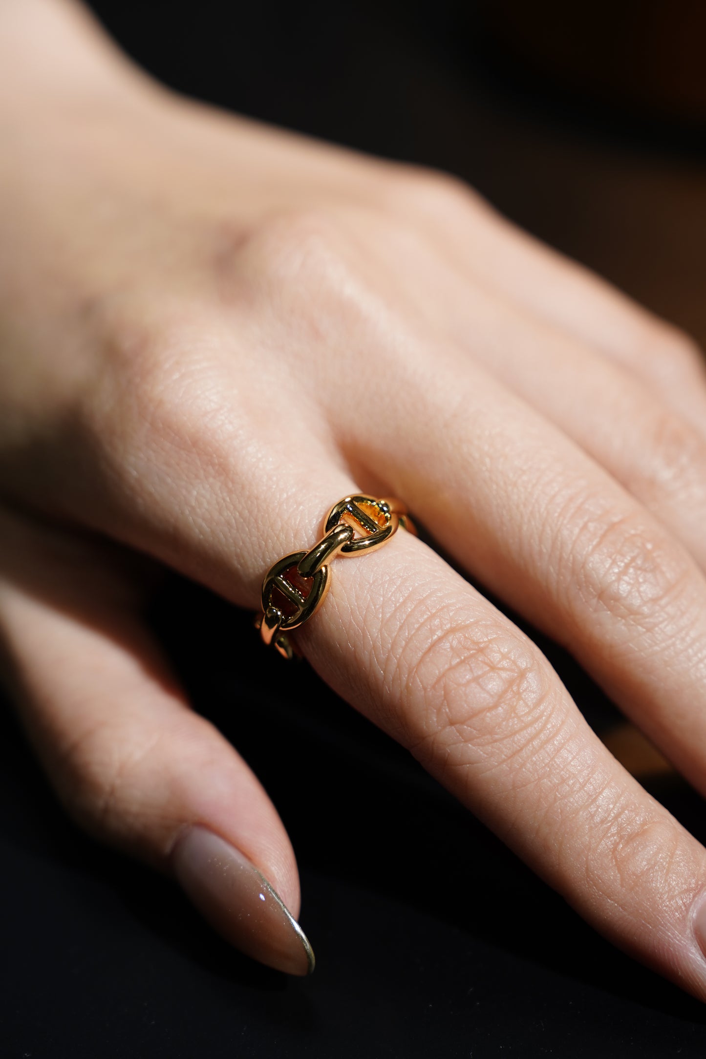 【Waterproof】 Gold Filigree Ring