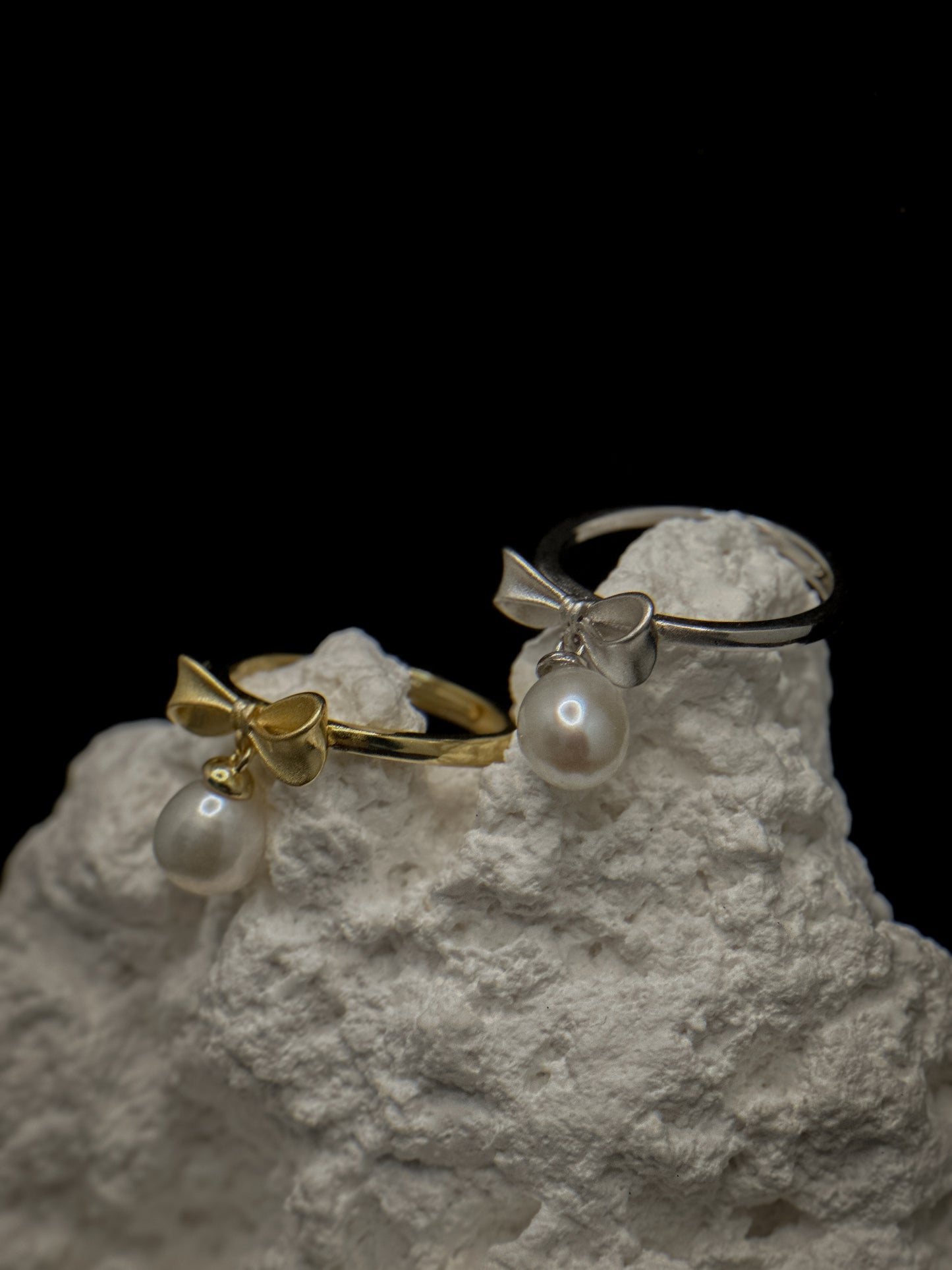 【925 Silver】 3D Bow Ring