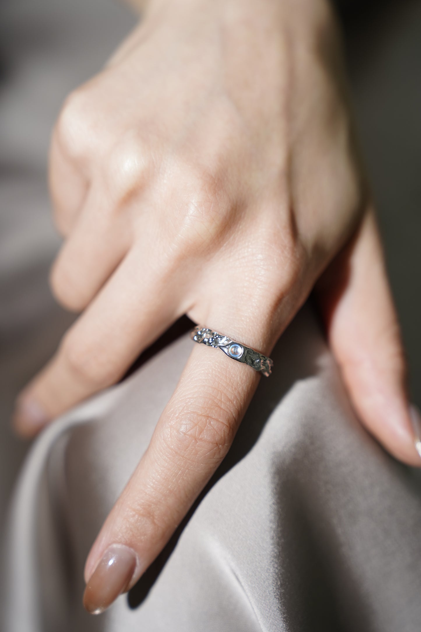 【925 Silver】 Lunar Glowstone Ring